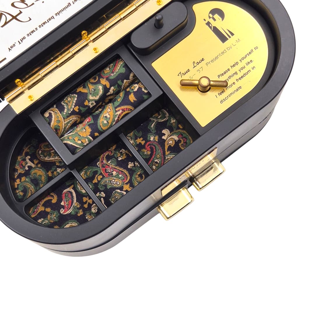 90s 트윙클 페이즐리 오르골 주얼리 보석함 상품이미지4