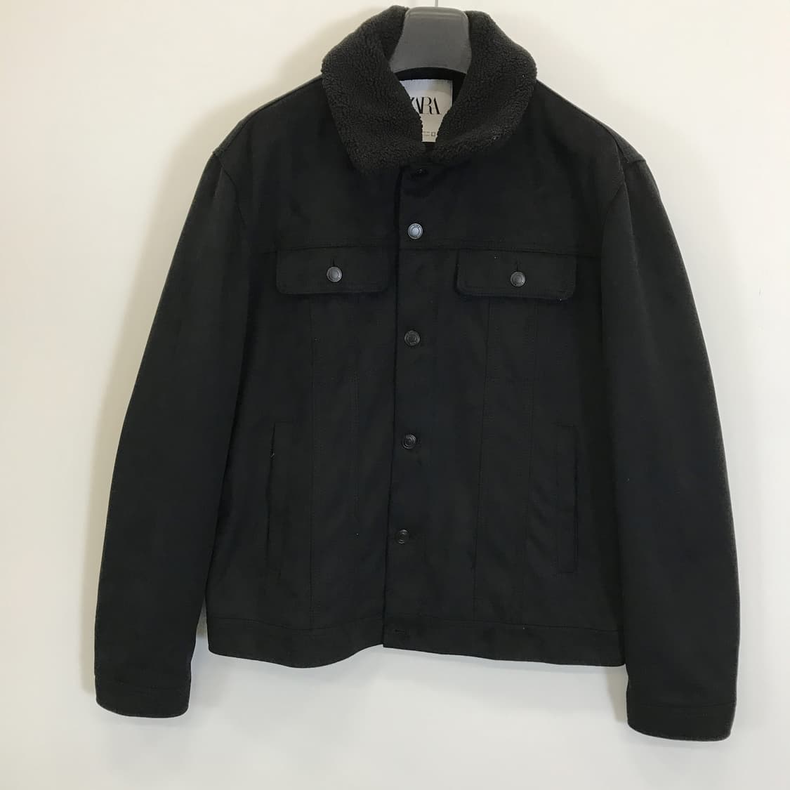 자라 스웨이드 쉐르파 점퍼 [XL사이즈] 상품이미지1