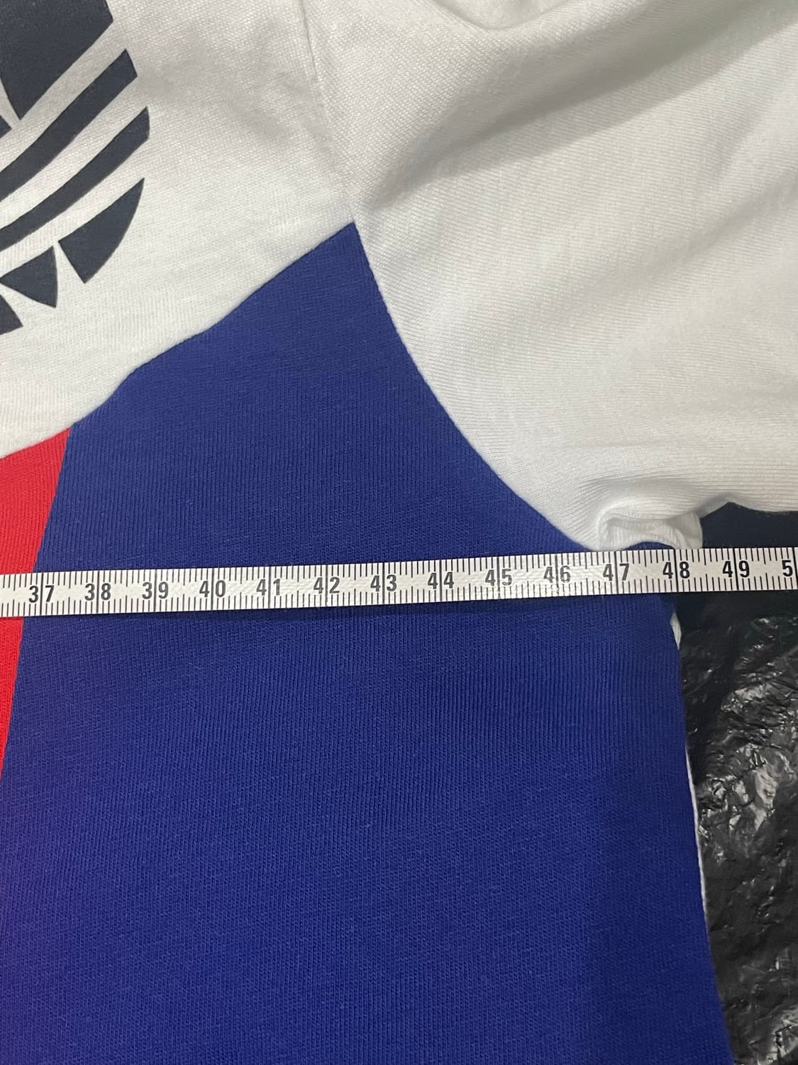 정품 아디다스 삼색 화이트반팔티 100 응원티 상품이미지7