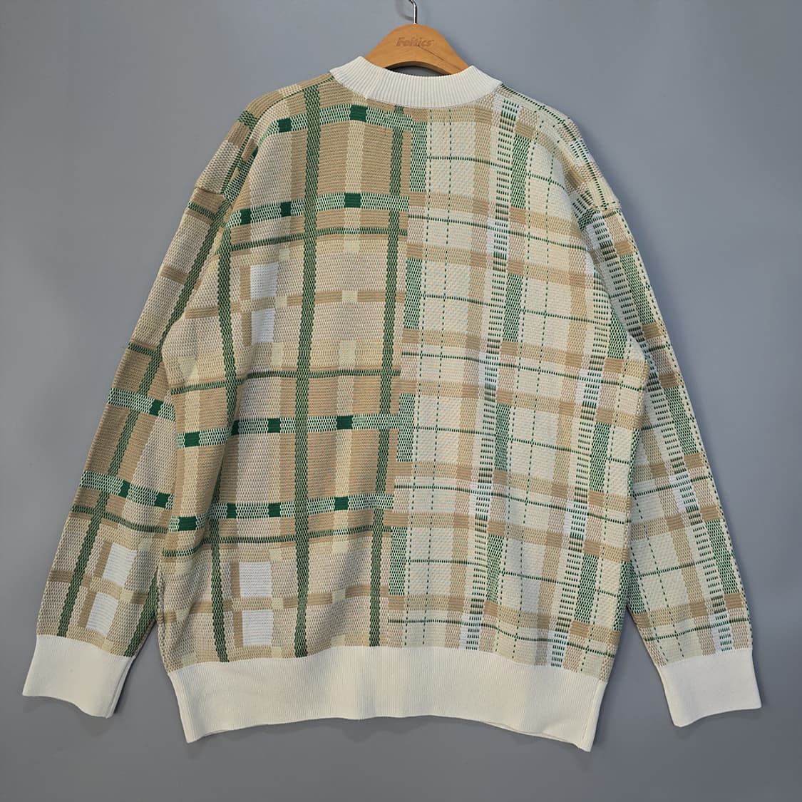 티아이포맨(T.I FOR MEN) 체크 니트 가디건 105 상품이미지3