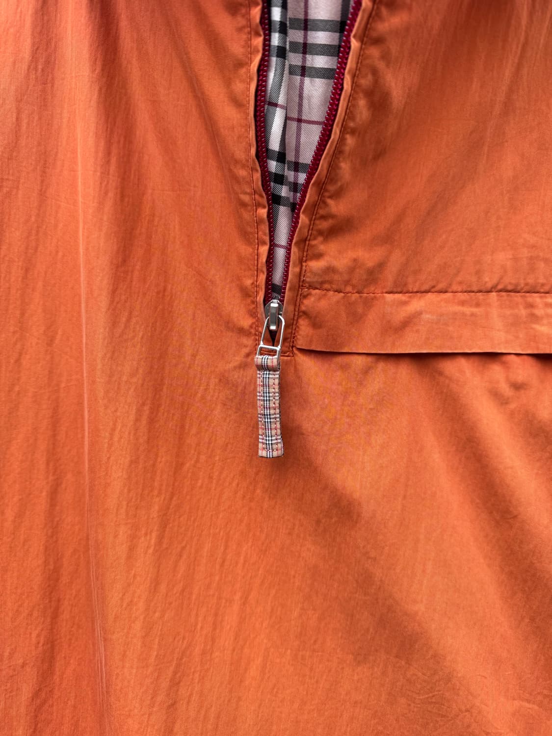 버버리 블랙라벨 오렌지 후드 풀오버  상품이미지6