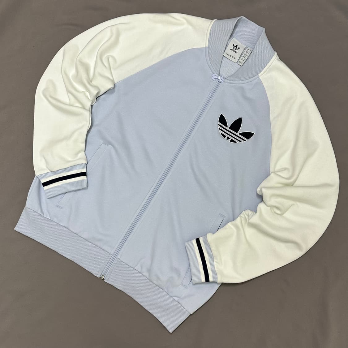 아디다스 신형 로고 투톤 빈티지 져지 L 상품이미지3