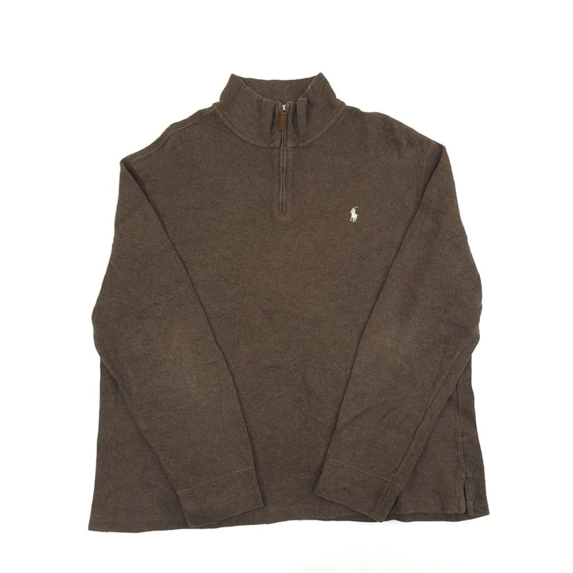 XL 폴로 브라운 하프집업 긴팔 니트 knit (CT974) 상품이미지1