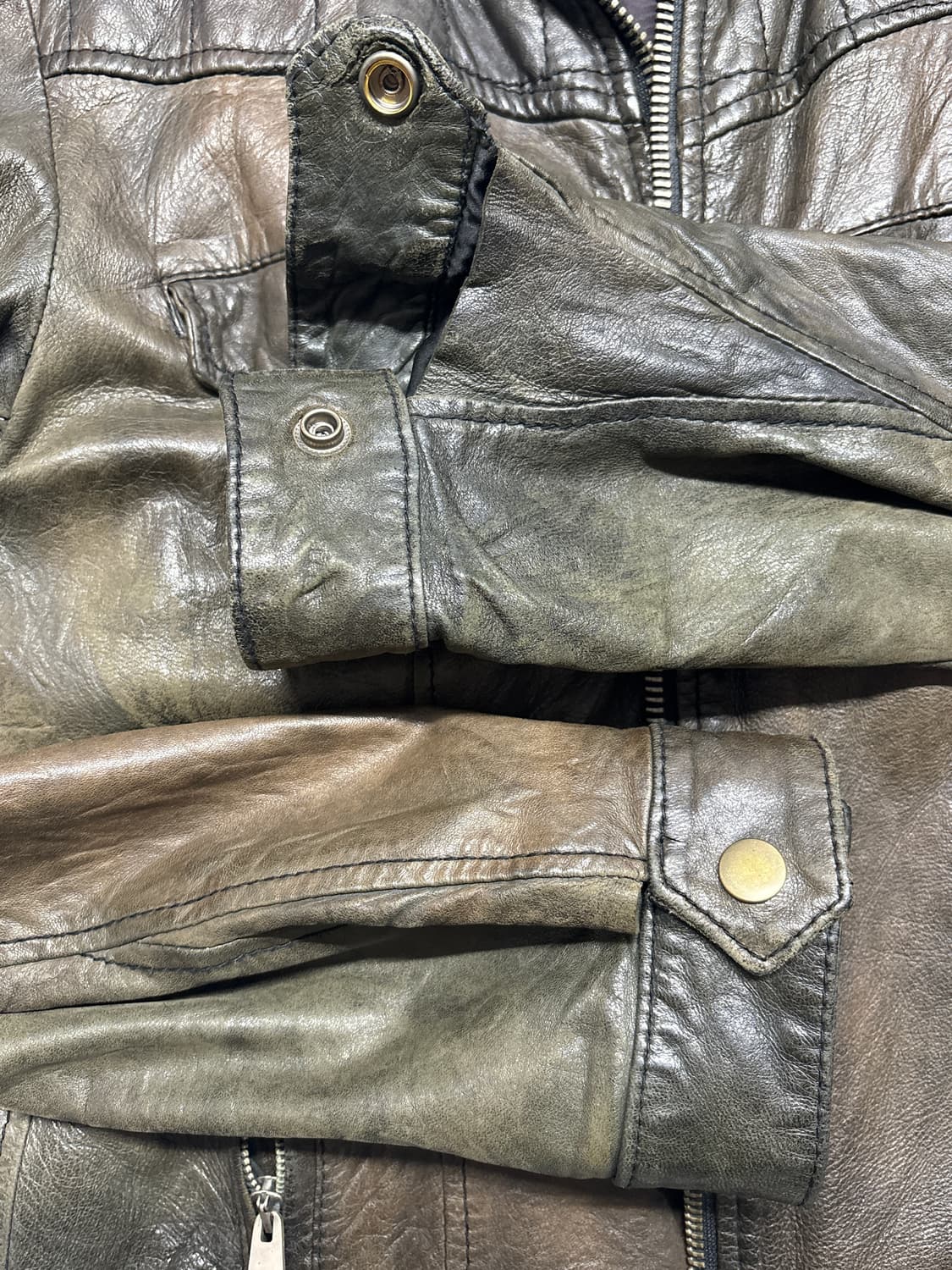 조르지오 브라토 11ss 워시드 레더 자켓 상품이미지9