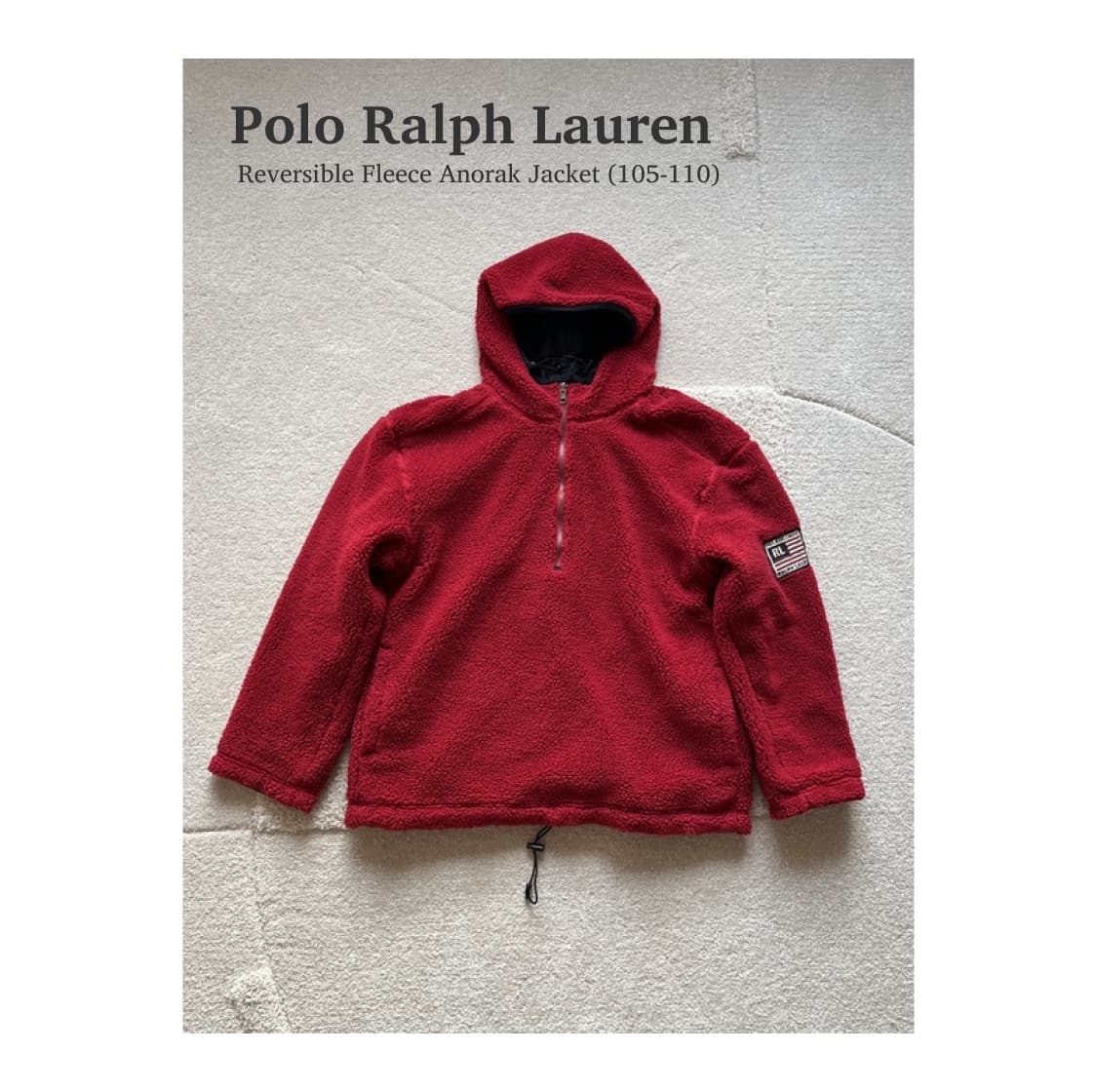 폴로 리버서블 플리스 아노락 자켓 (103-105) 상품이미지1