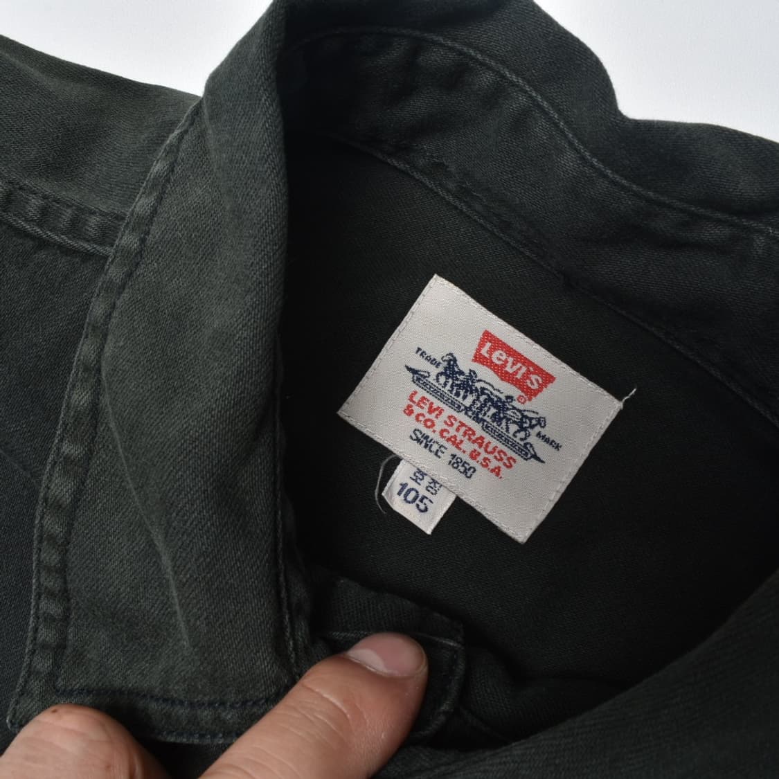 90S 리바이스 빈티지 아메카지 포켓 셔츠 남방 105 N0766 상품이미지5