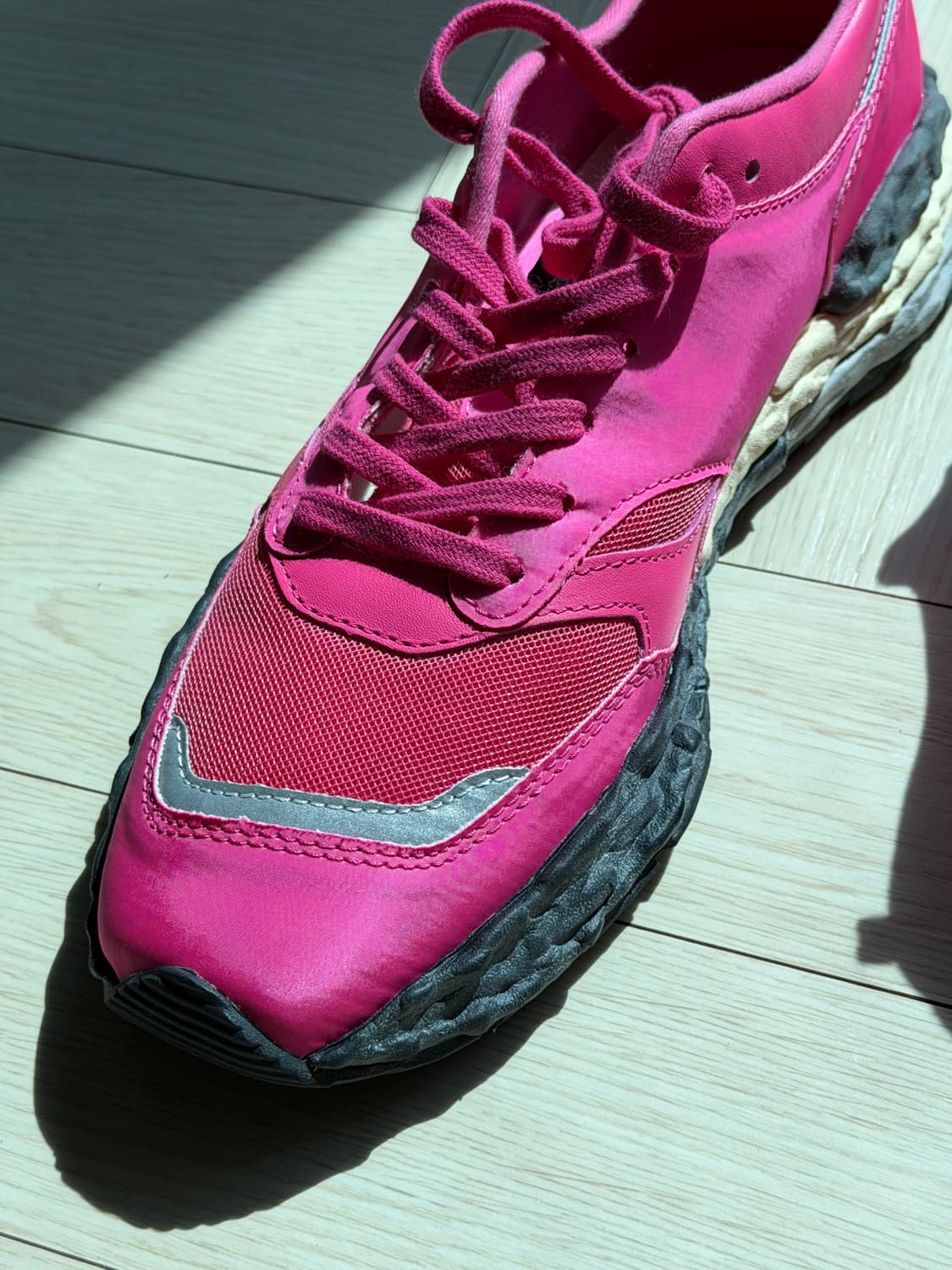 메종 미하라 야스히로 x 베드 J.W. 포드 조지 핑크 스니커즈 상품이미지4