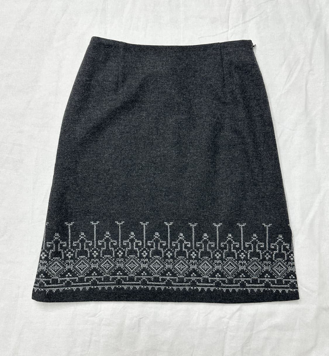 elle sports 에스닉 자수 스커트 상품이미지1