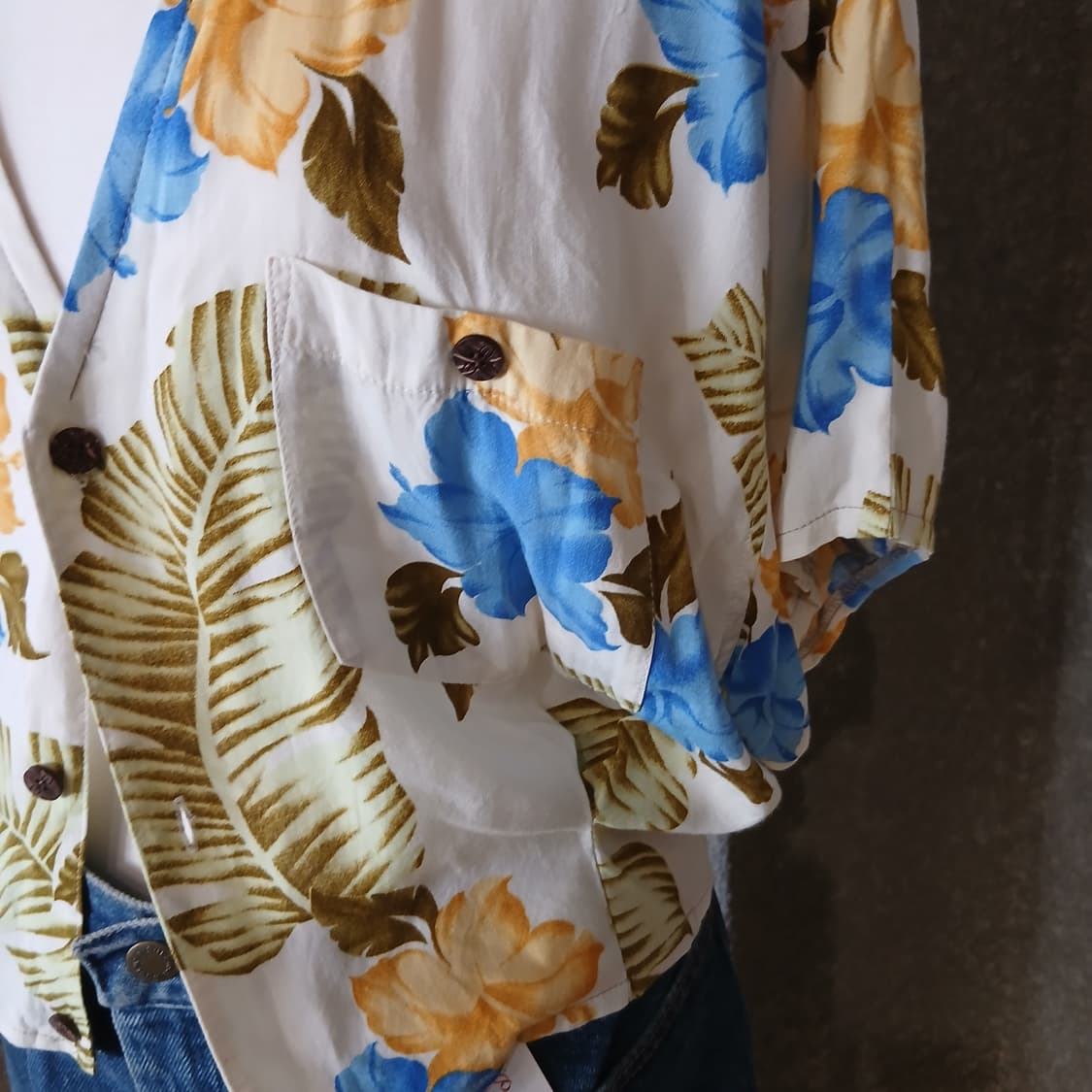 [77circa] 플라워패턴 하와이안 셔츠 상품이미지3