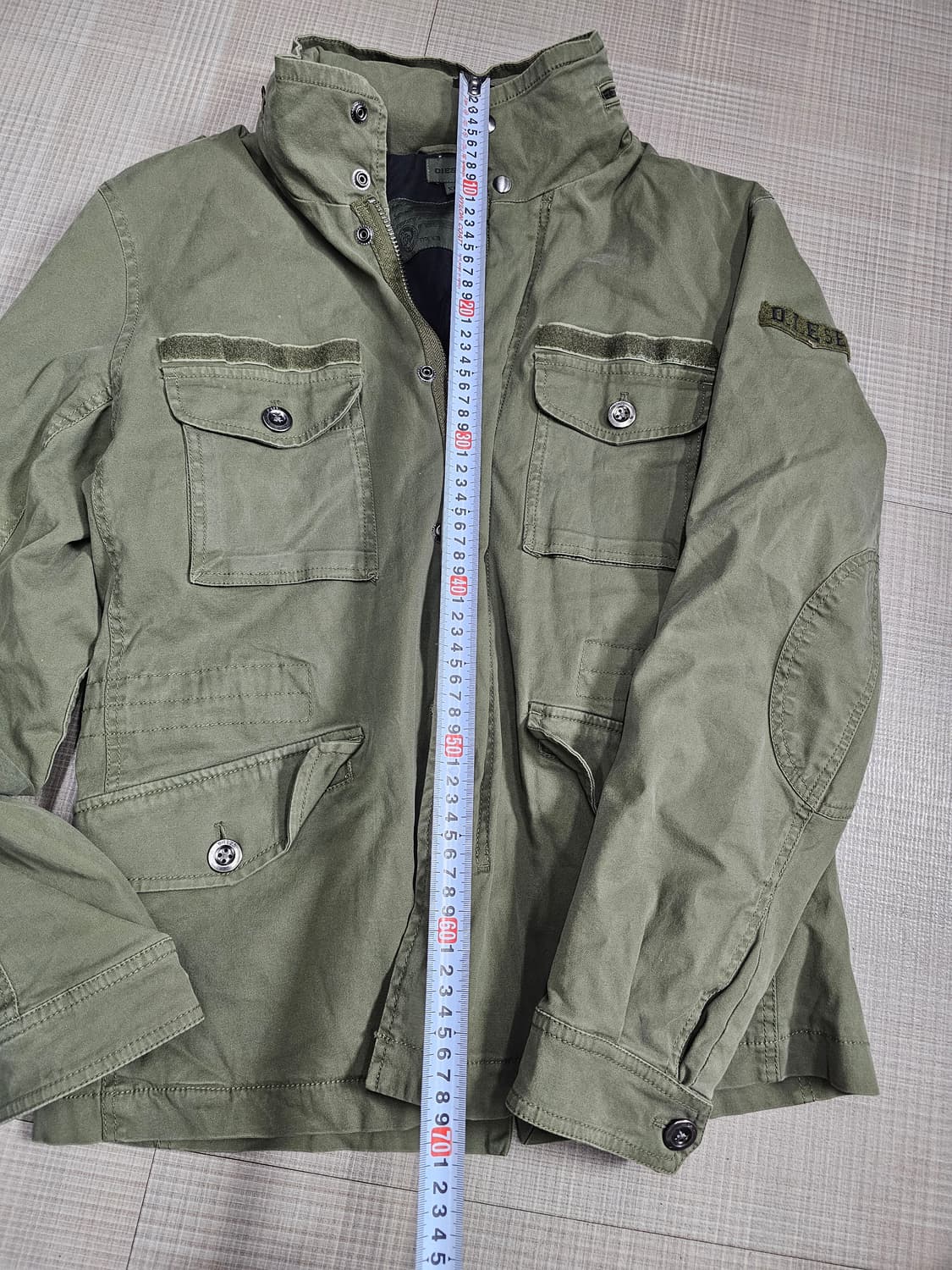 디젤 카키 야상 자켓 정품 상품이미지2