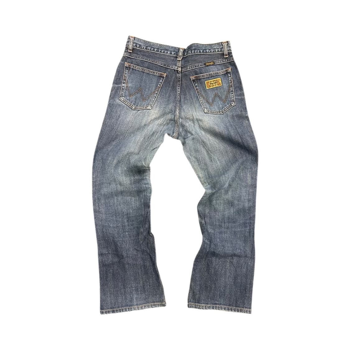 M) 랭글러 워싱 블루 세미부츠컷 데님팬츠 BD-050 상품이미지2