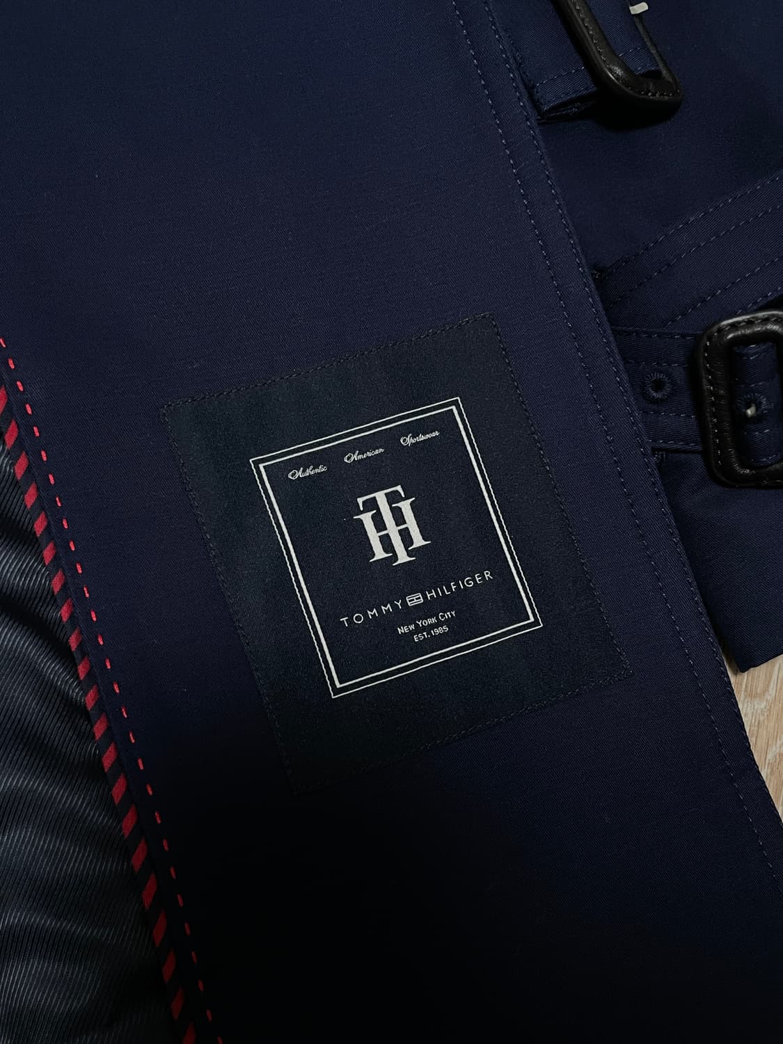 타미힐피거 네이비 트렌치코트 상품이미지6