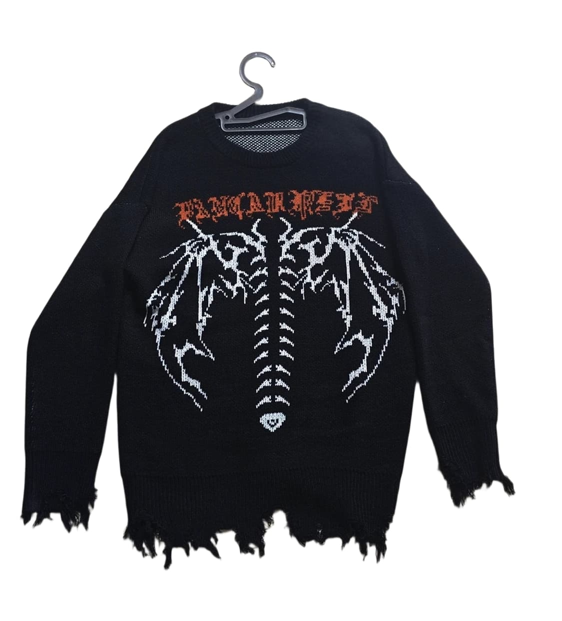 고스 펑크 데미지 니트 상품이미지1