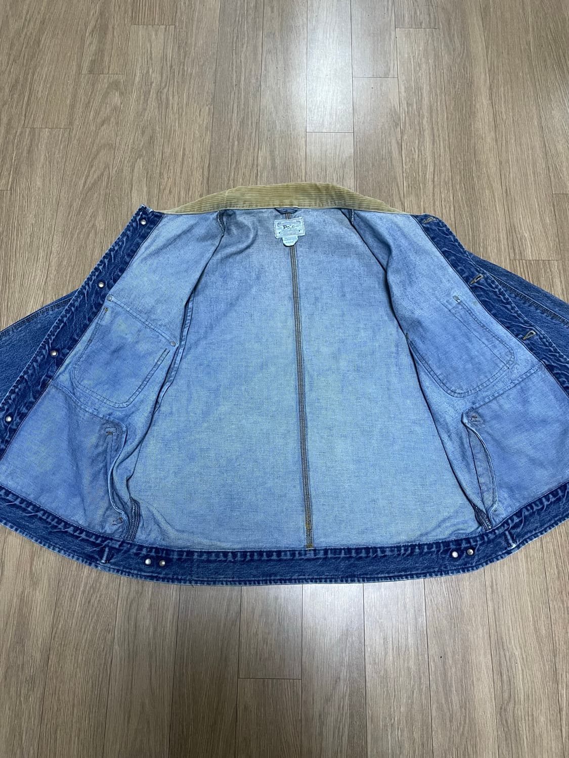 L 90s 폴로 덩가리 자켓 상품이미지7