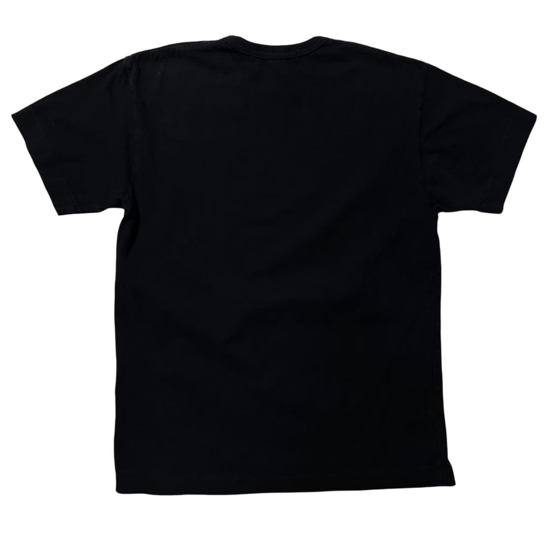 꼼데가르송 플레이 더블 하트 와펜 반팔 티셔츠 블랙 상품이미지2