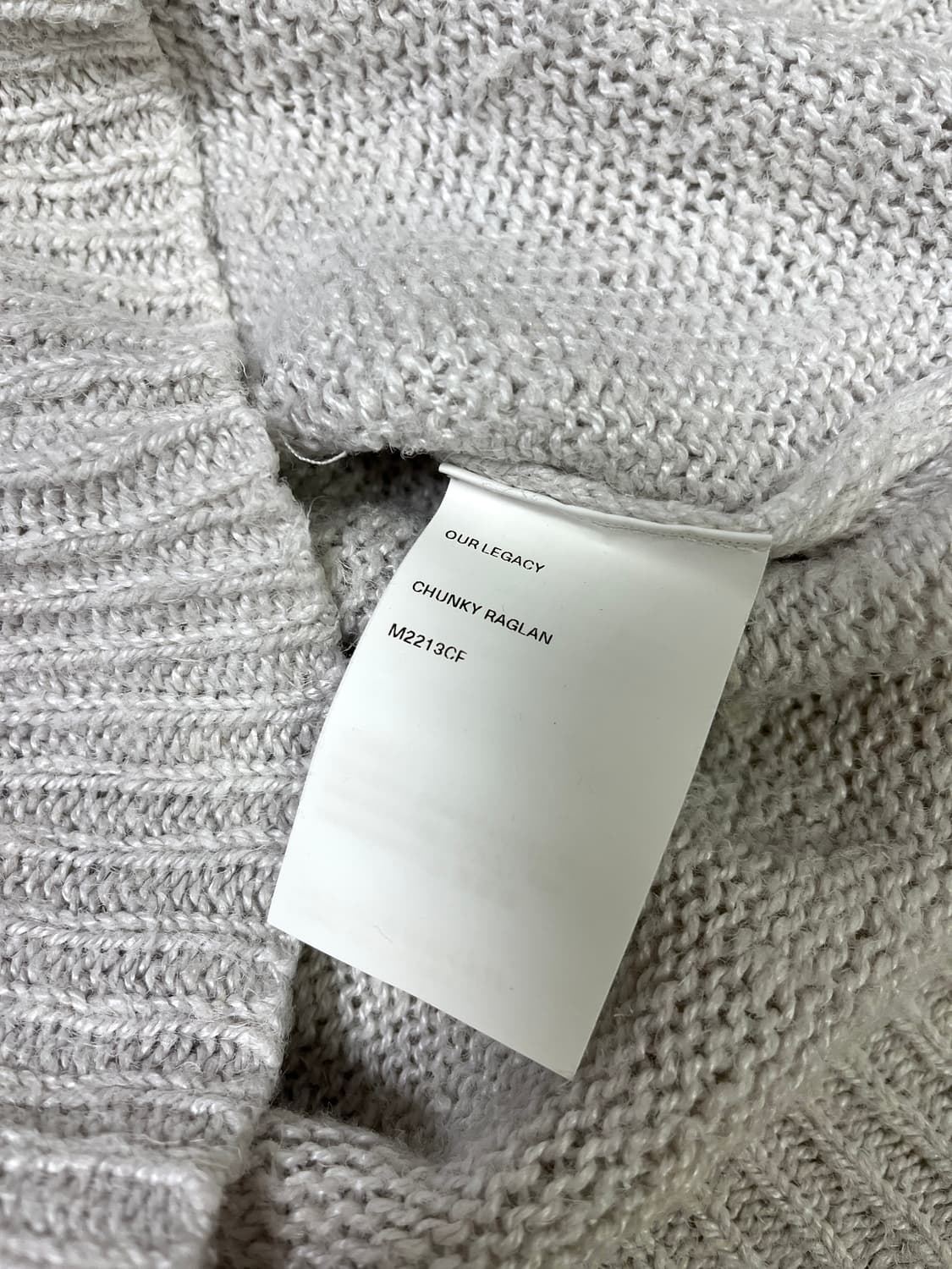 아워레가시 청키 래글런 니트 상품이미지4