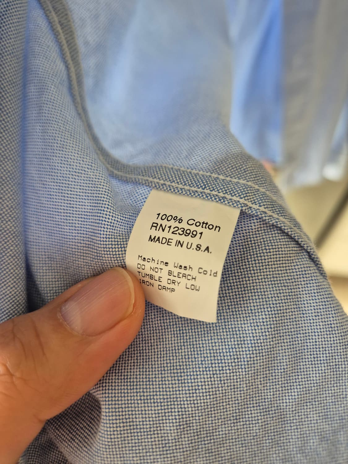 짓먼빈티지 옥스포드 셔츠 L 짓먼빈티지 상품이미지4