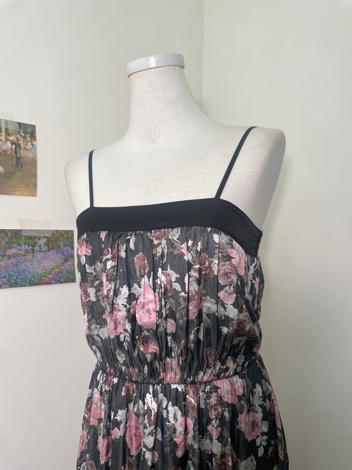 black watercolor flower waist banding mi 상품이미지7