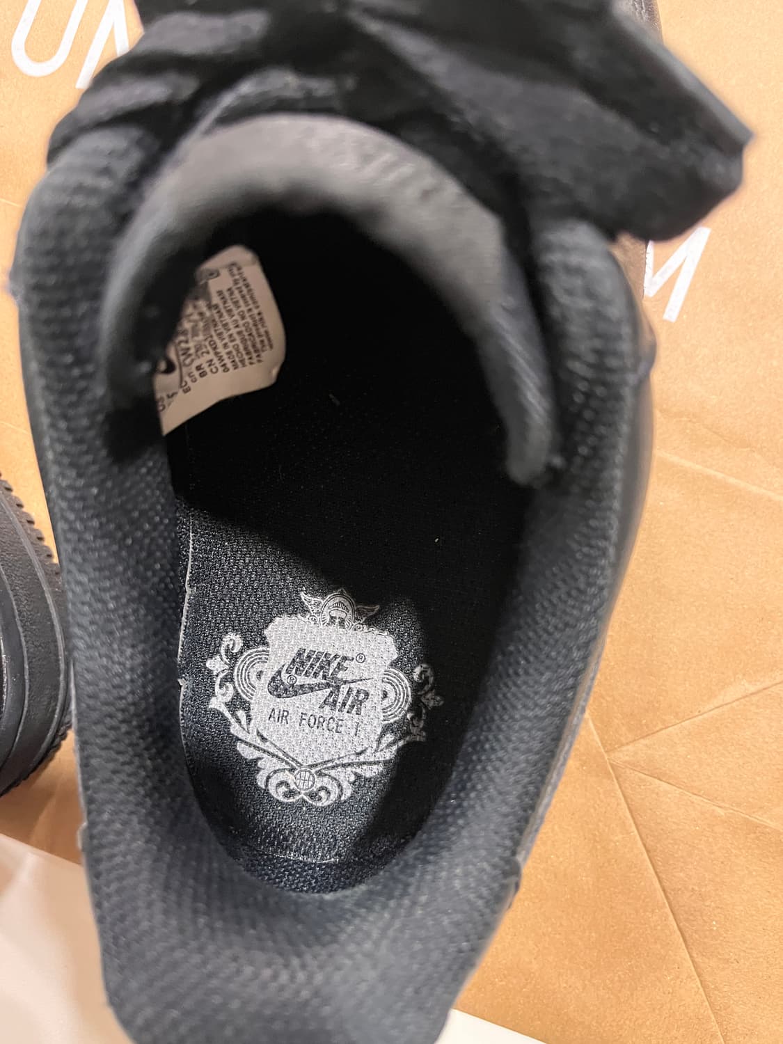 나이키 에어포스 블랙  상품이미지5