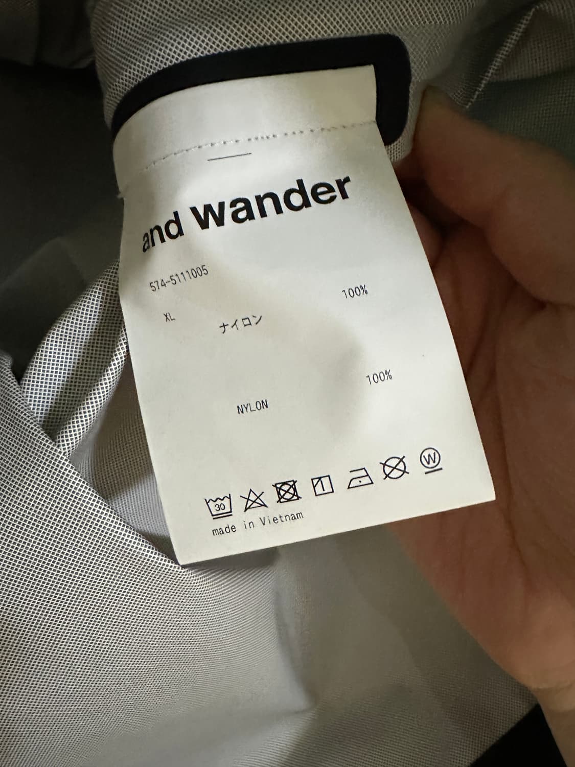 [XL] 앤드원더 2.5L 하이킹 레인자켓 상품이미지10