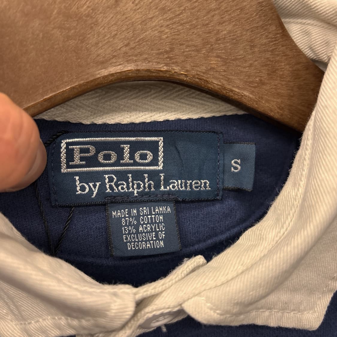 90s 폴로 랄프로렌 멀티컬러 스트라이프 클래식 럭비셔츠 N810 상품이미지6