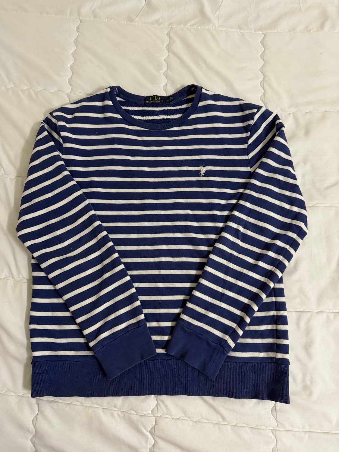 폴로 스트라이프 맨투맨 상품이미지1