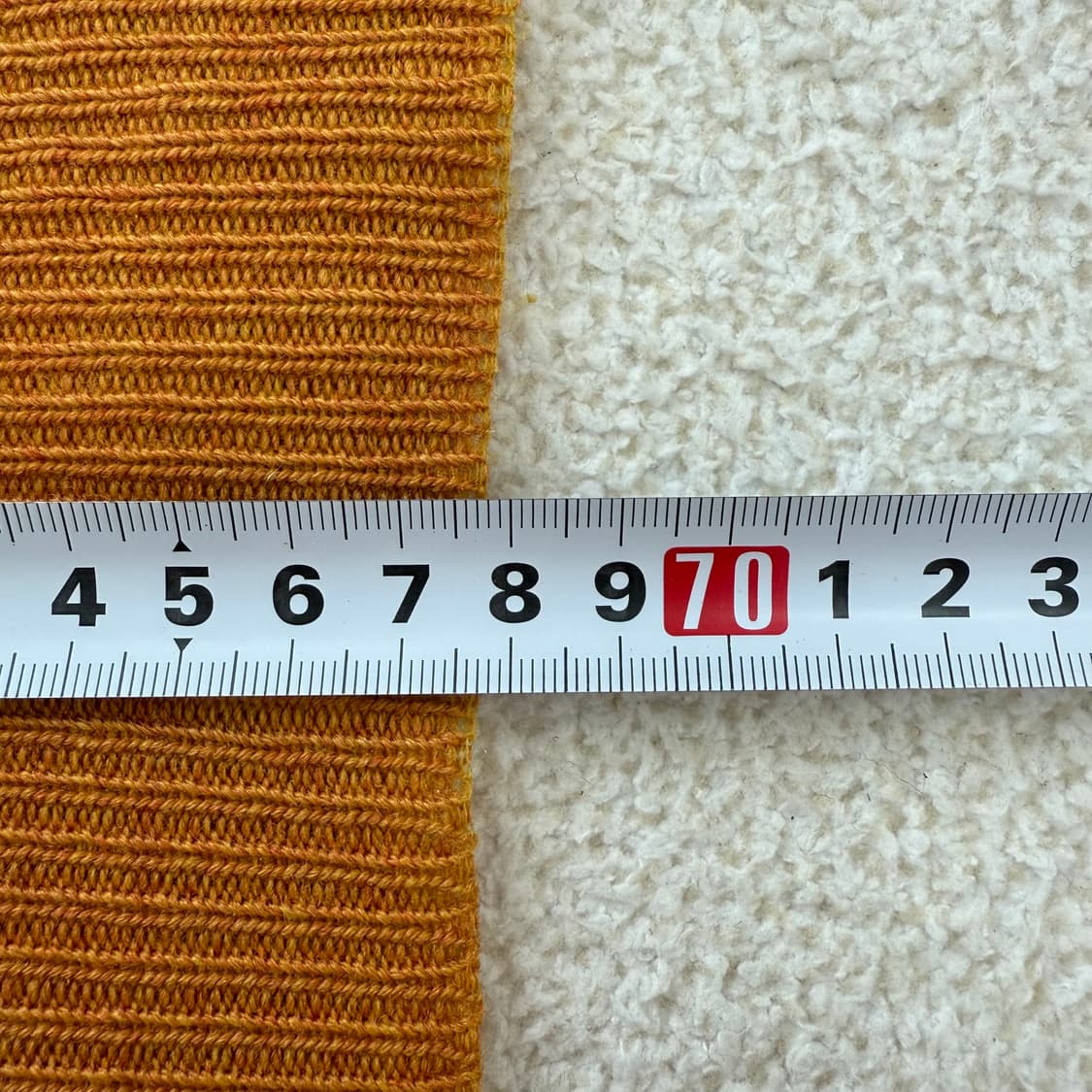 [100] 헤지스 라운드 니트 머스타드색 3731 상품이미지7