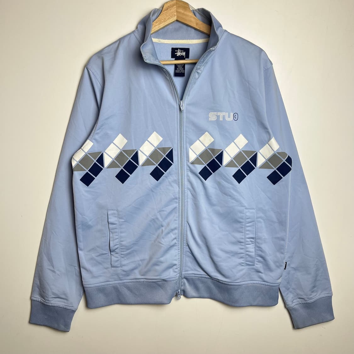 00s 스투시 S로고 2웨이 집업 져지 상품이미지1