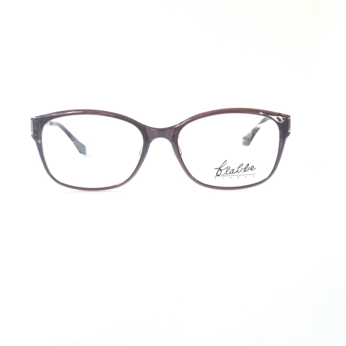 데드스탁 고급스러운 버건디/브라운 콤비 안경테 435 상품이미지2