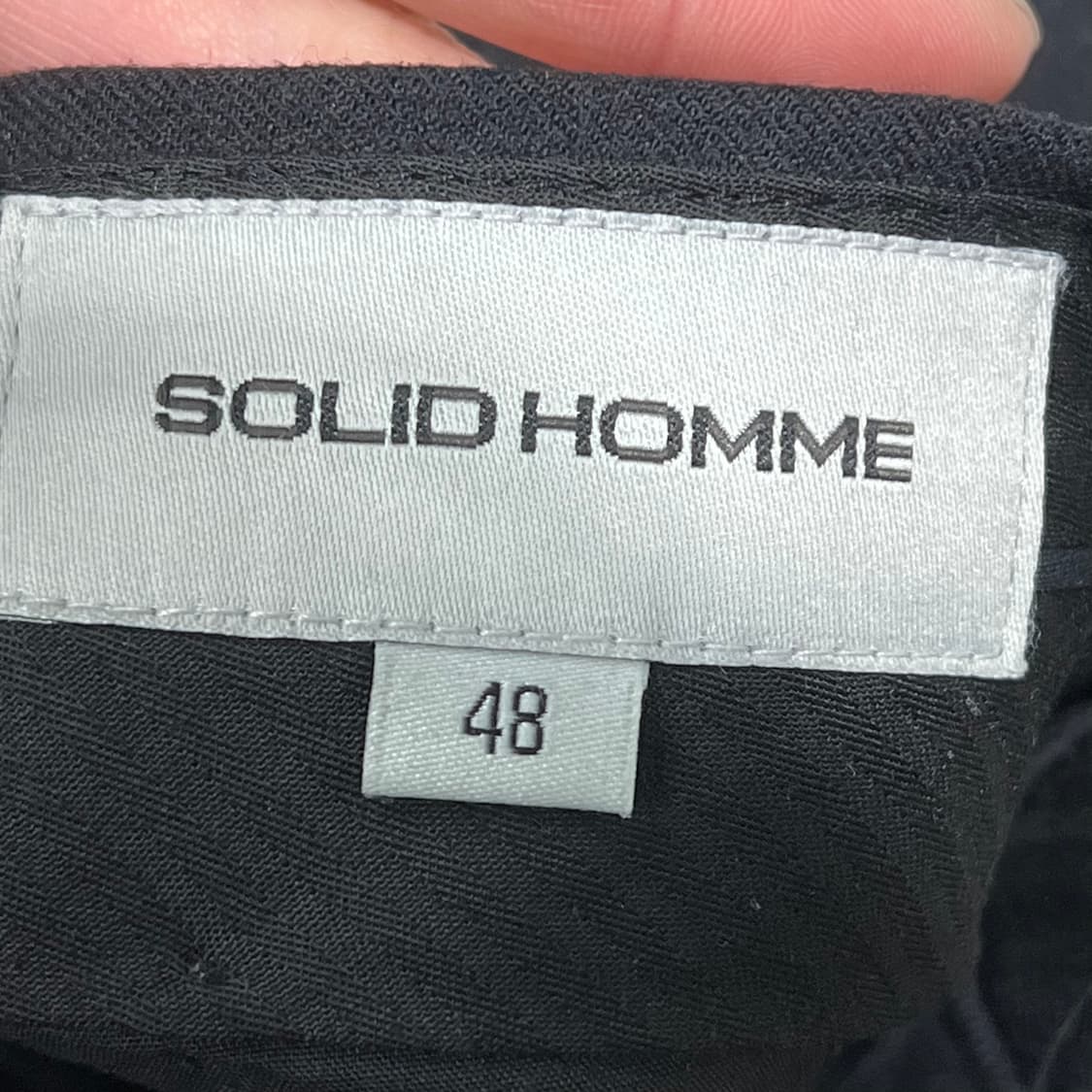 솔리드옴므 베이직 울슬랙스 s10780 상품이미지5