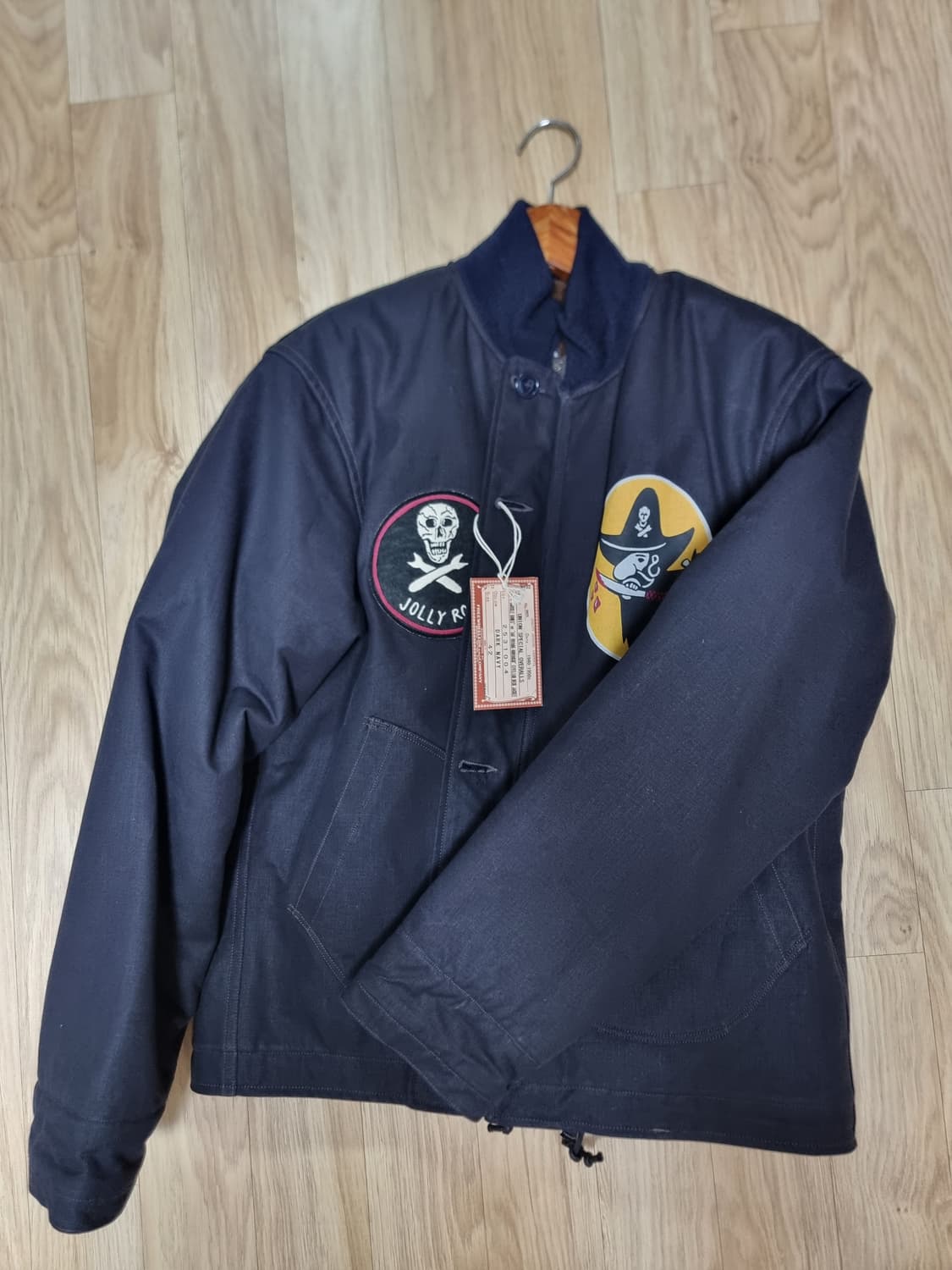 프리휠러스 덱자켓 커스텀버전 알파카100 42사이즈 판매 상품이미지1