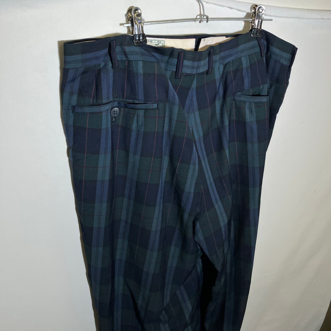 96CM)라코스테 서광 구형 OG 체크 패턴 슬랙스 상품이미지4