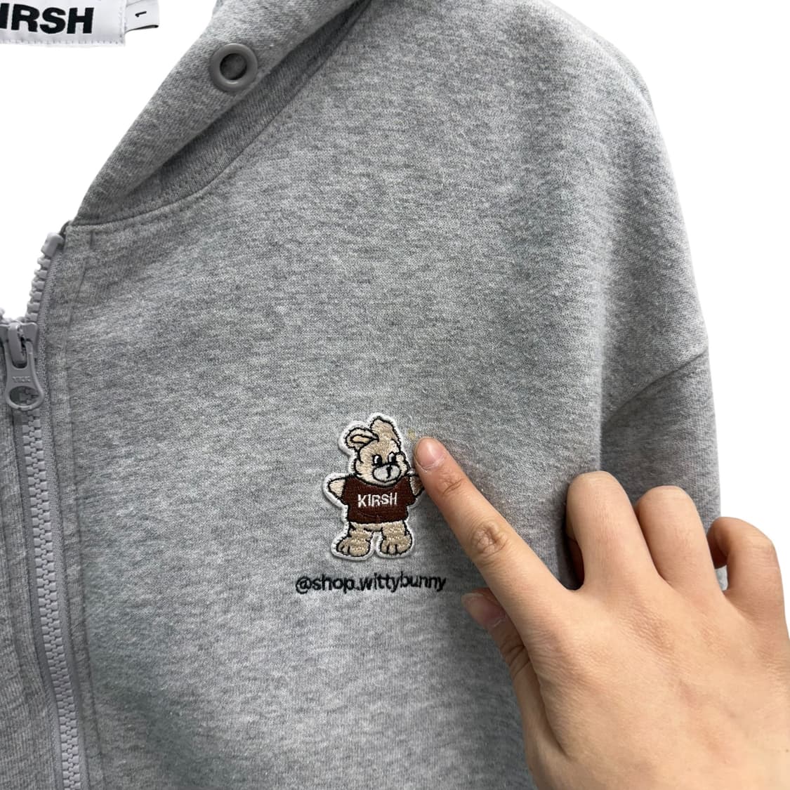 [1] 키르시 그레이 후드집업 상품이미지6