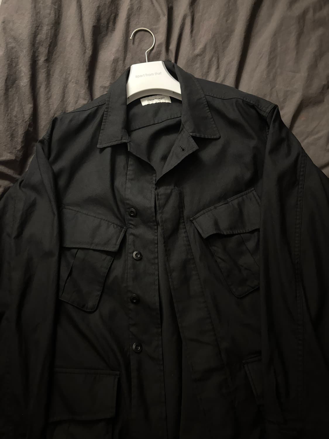 이얼즈 어고 Washed Wool Silk Fatigue Jacket, 상품이미지3