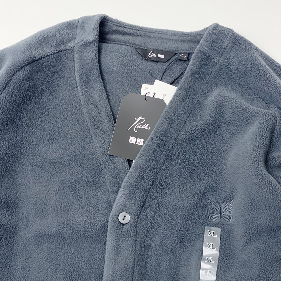 [택포] 유니클로 니들스 후리스 그레이 XL 상품이미지1