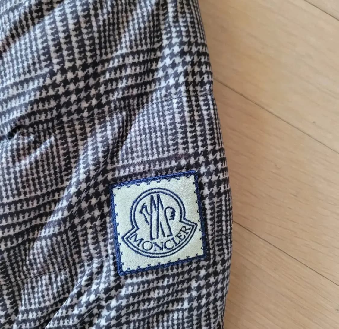 몽클레어 감마블루  체크 패딩블레이저 4 톰브라운 상품이미지3