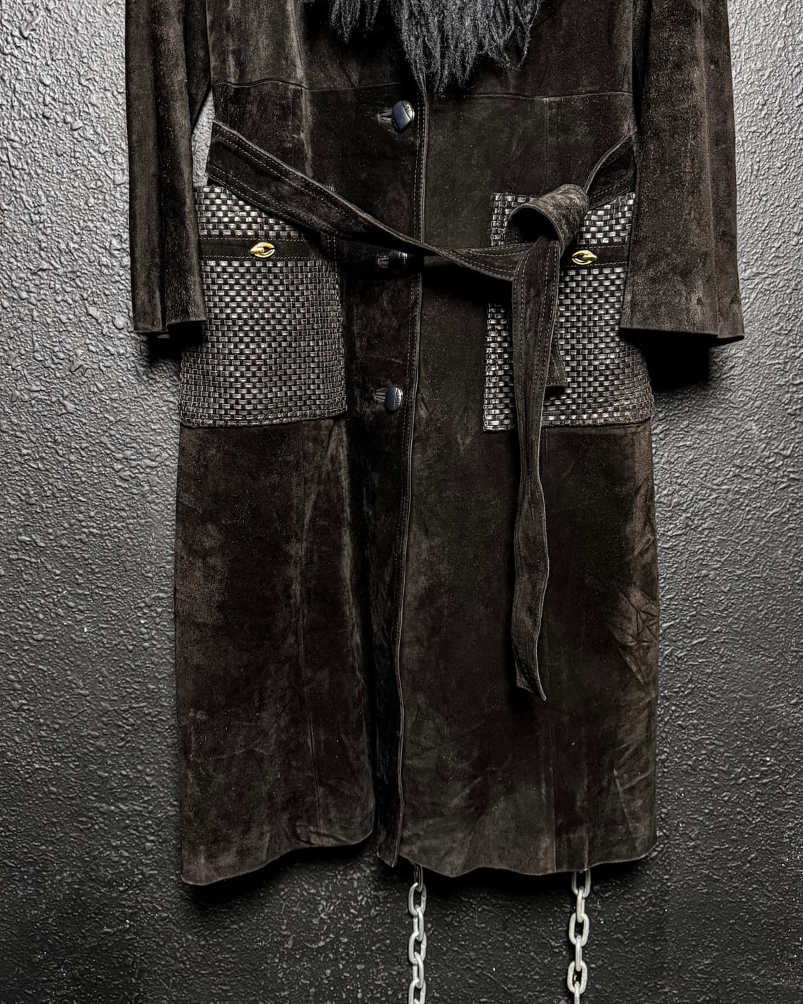 MAP & CO – Fur Collar Suede Long Coat 상품이미지4