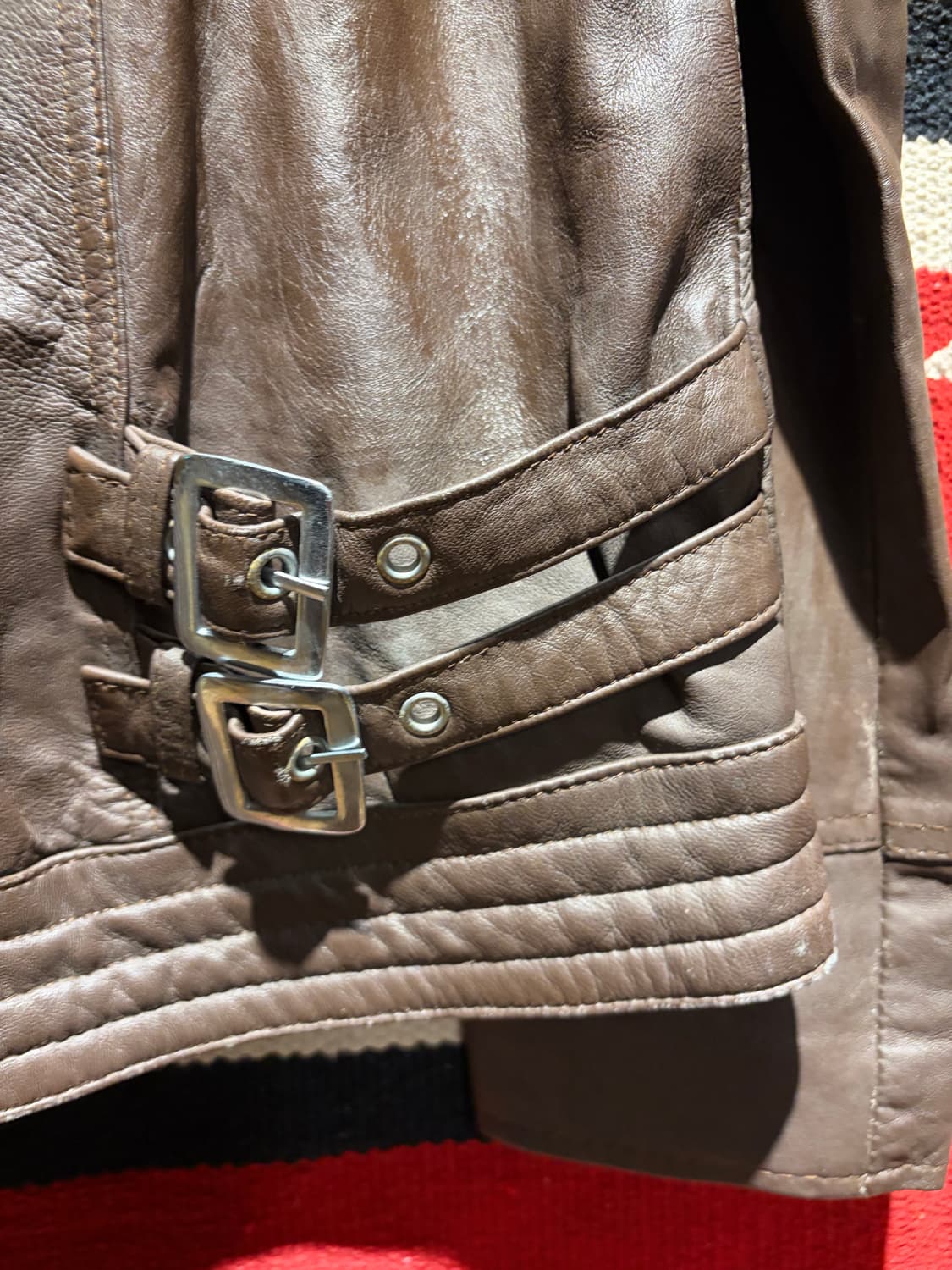 Freedom sheep skin leather jacket 상품이미지7