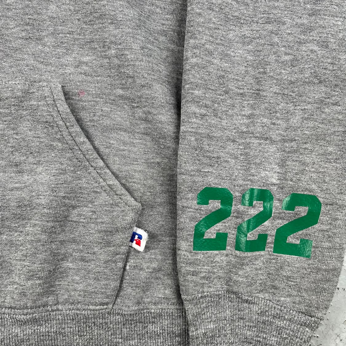 80s 올드 러셀 애슬래틱 222 후드  상품이미지4