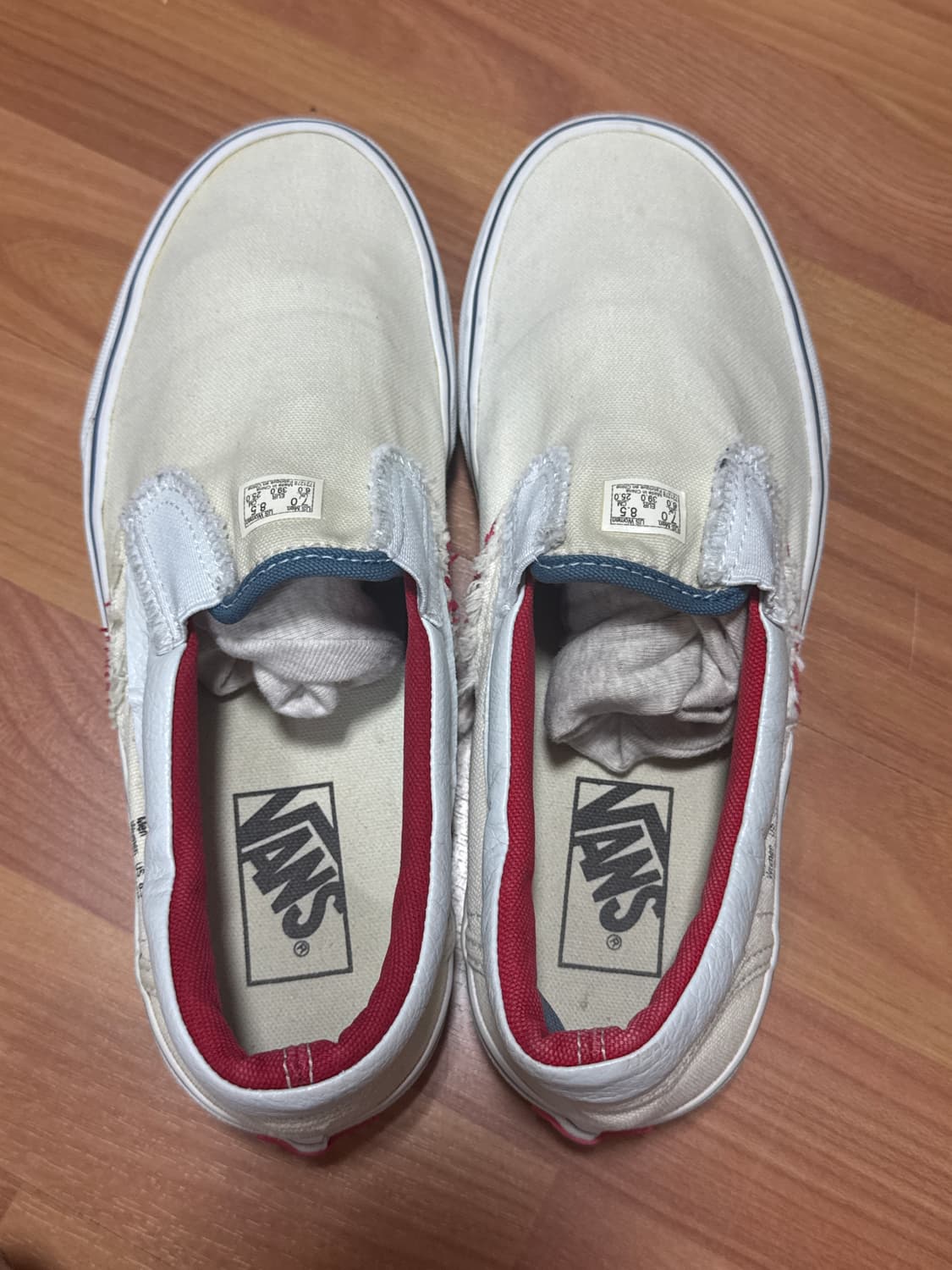 반스 인사이드 아웃 팩 슬립온 판매합니다. 상품이미지4