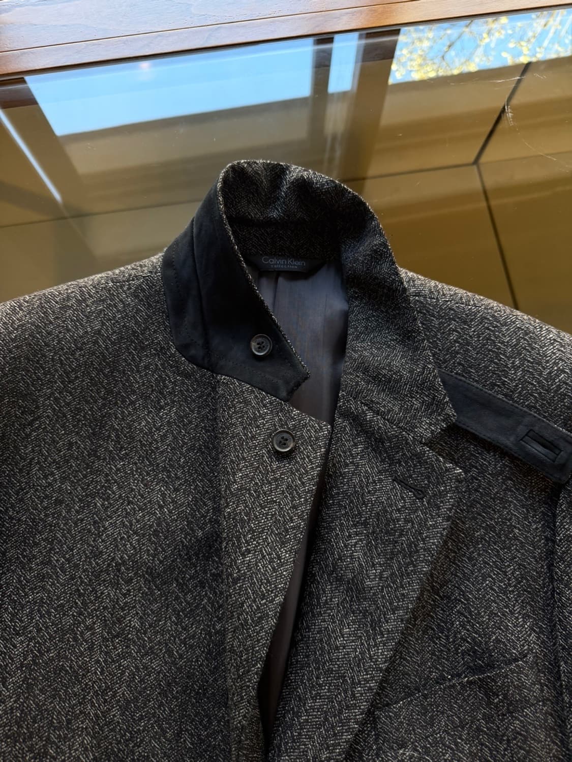 캘빈클라인 컬렉션 트위드 자켓 100 상품이미지7