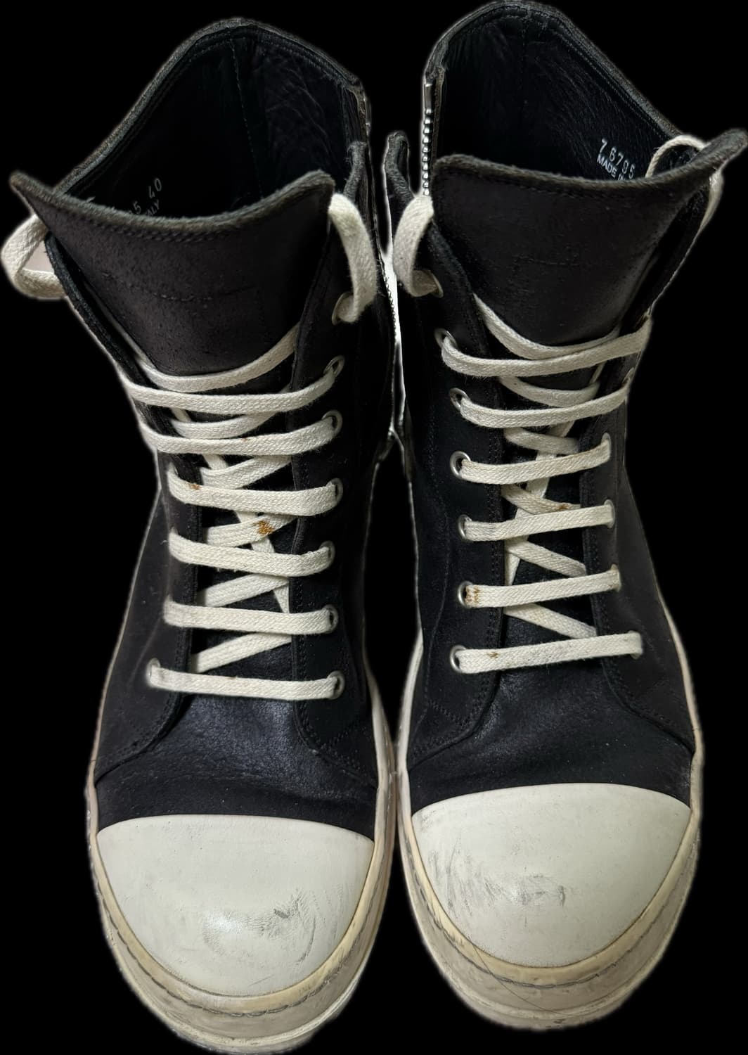 40 릭오웬스 라몬즈 하이 상품이미지1