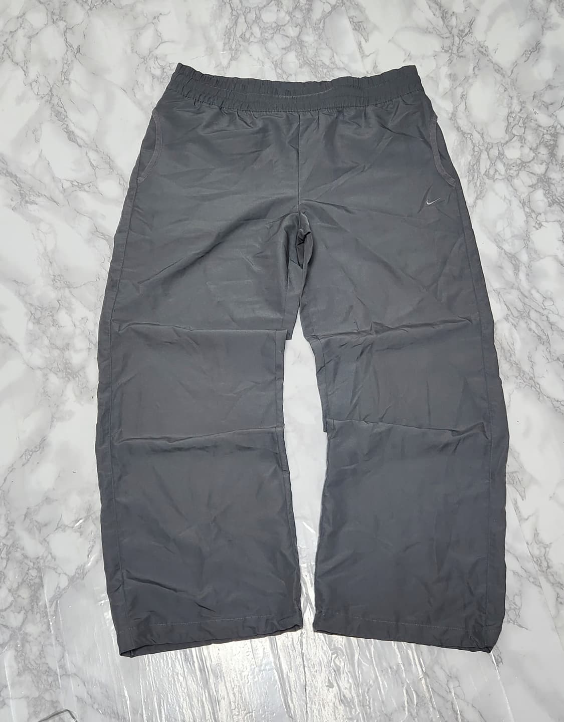 나이키 차콜 트랙팬츠 바람막이 와이드 바지 상품이미지1