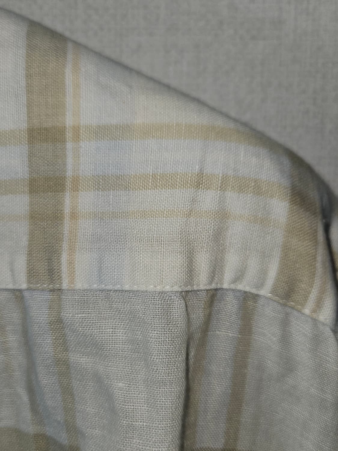 빈폴 클래식 린넨 마 반팔셔츠 체크 105 상품이미지6