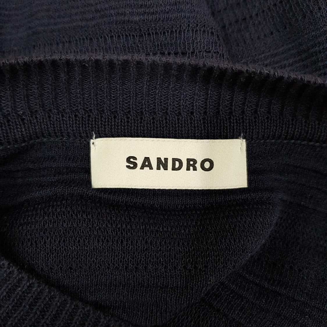 산드로(SANDRO) 2023 라운드 니트 XS사이즈 상품이미지5