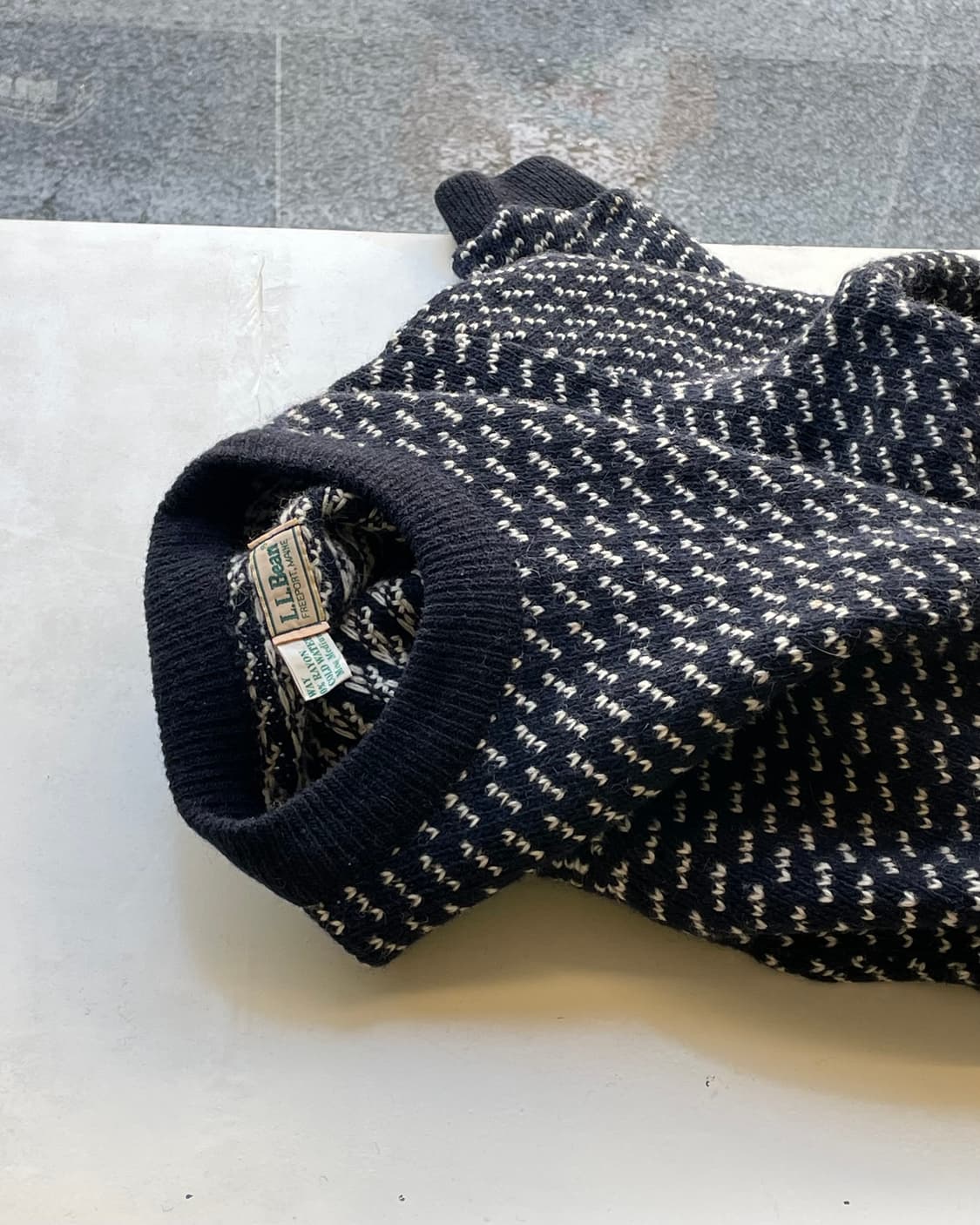 80’s LL bean Birdeyes knit 엘엘빈 버드아이 스웨터 상품이미지9