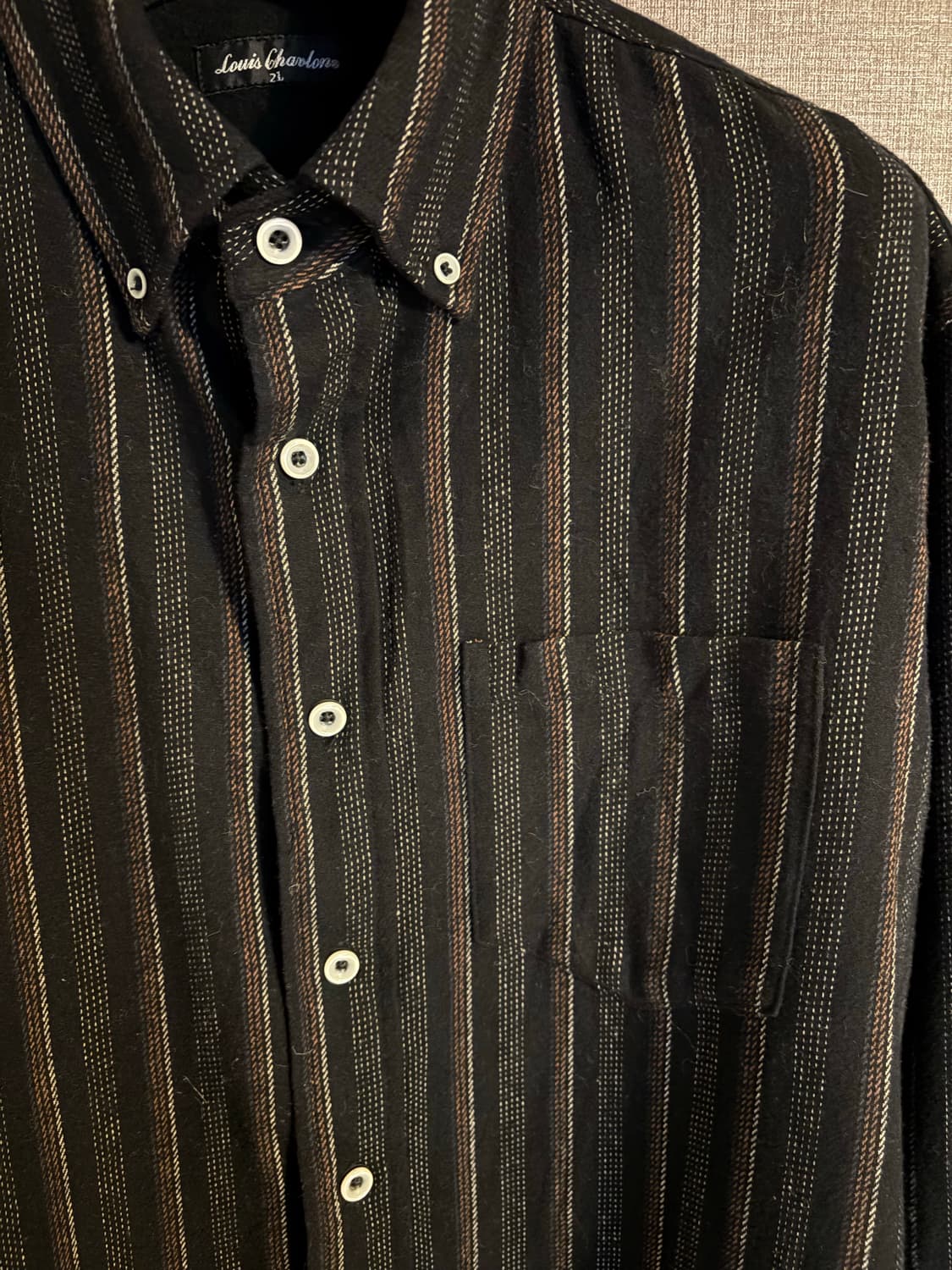 Louis Charlone 스트라이프 셔츠 2L 상품이미지4