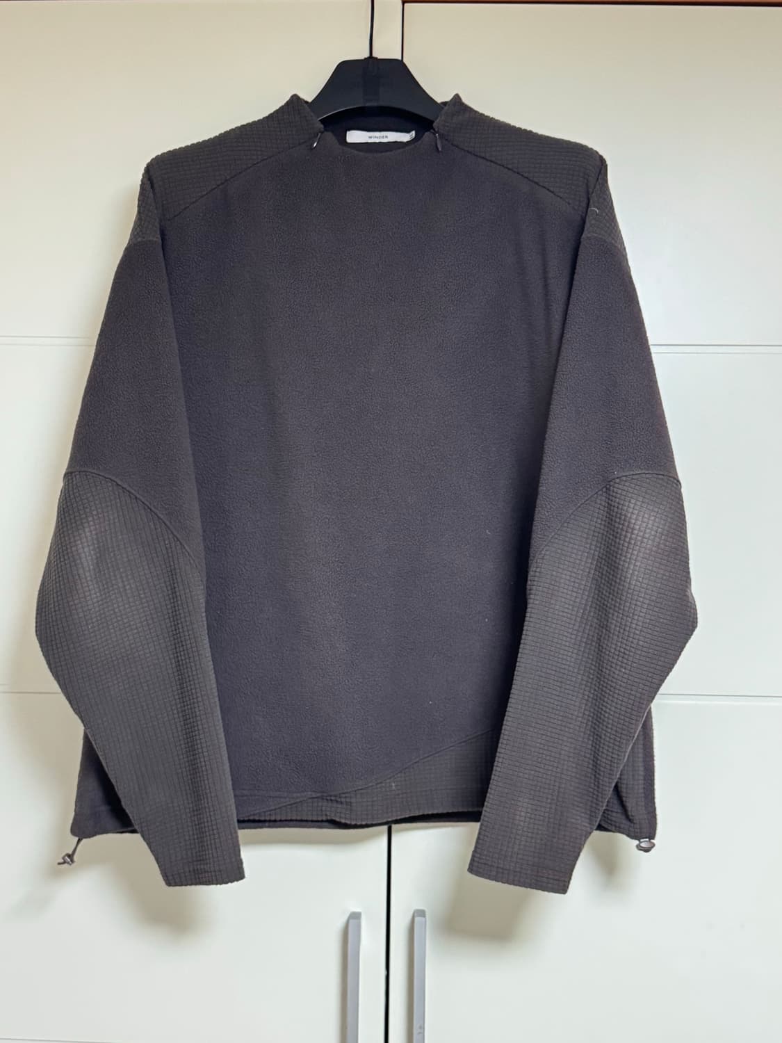 [윈더x츠통령] CTR 블로킹 플리스 풀오버 - XL 상품이미지2