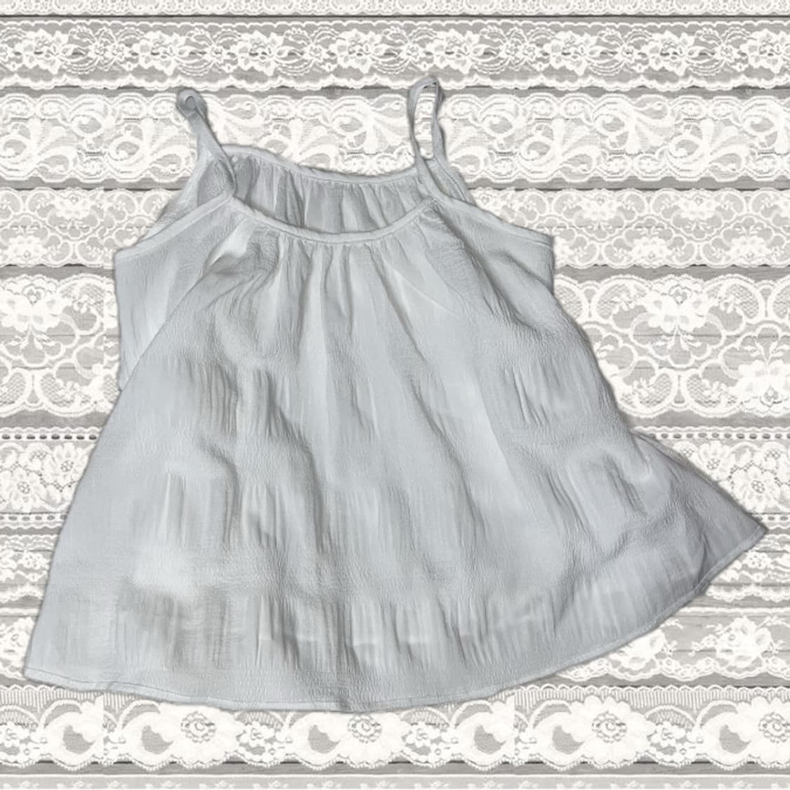 화이트 여름 나시 갸루 달천깔 로걀 긱시크 대장템 라떼 모리걸 y2k 상품이미지1