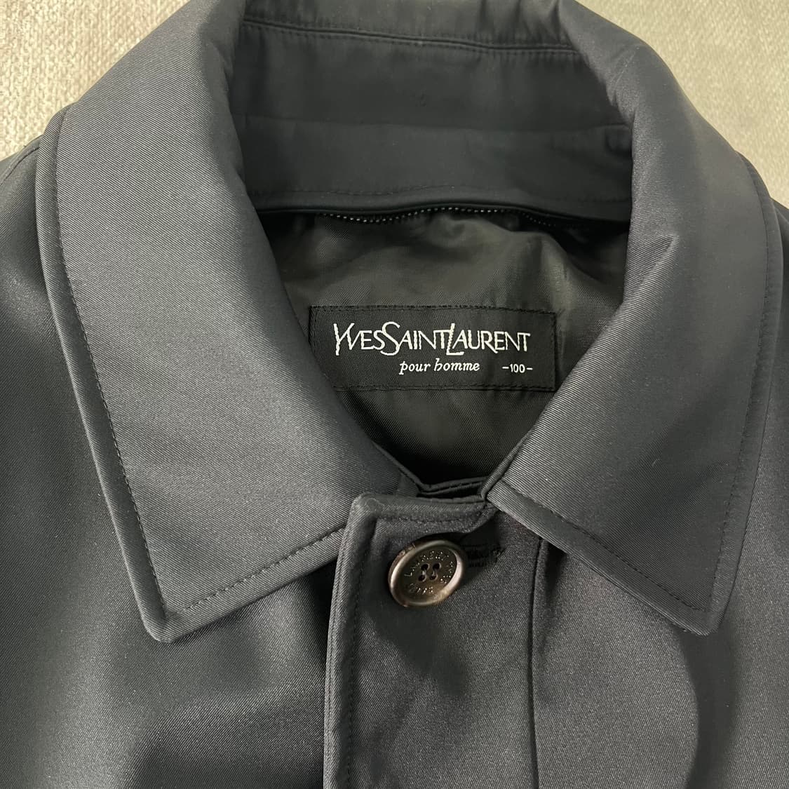 105 입생로랑 90s 폴리 하프코트 상품이미지2